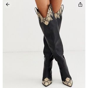 Public Desire thigh high boots